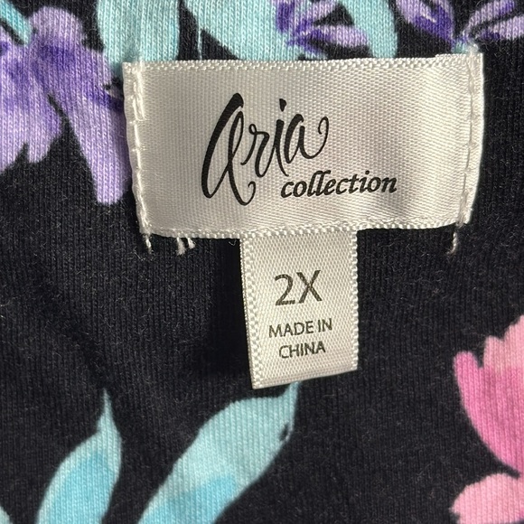 Nightgown plus size 2X Aria Collection Floral Patterned excellent condition - Picture 2 of 5